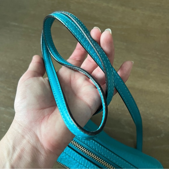 New‎ Kate Spade Perri Lane Bubbles Perforated Leather LooLoo Crossbody Bag Purse - Picture 7 of 11